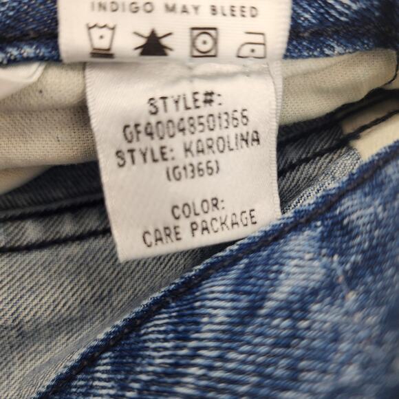 GRLFRND Skinny Button Fly High Rise Karolina Jeans In Care Package Size 23 - Picture 4 of 5